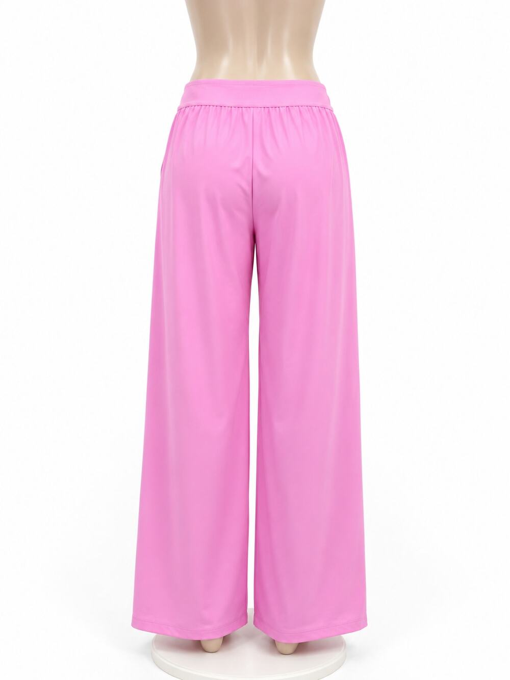 Women's High-Waist Wide Leg Lounge & Active Pants – Soft Stretch Pink